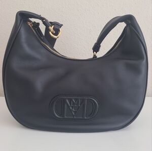 Black Leather Shoulder Bag